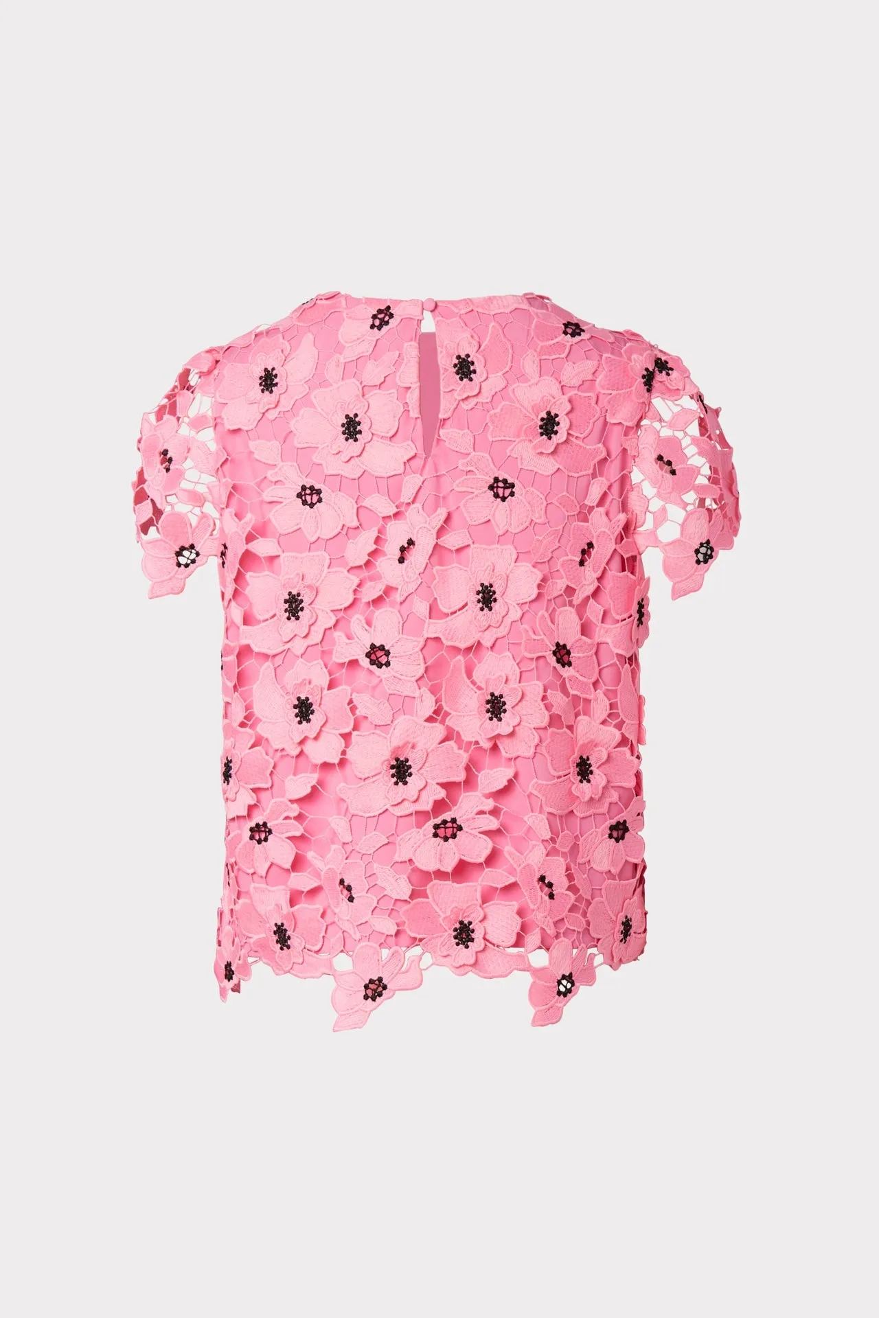 3D Poppy Floral Lace Baby Tee