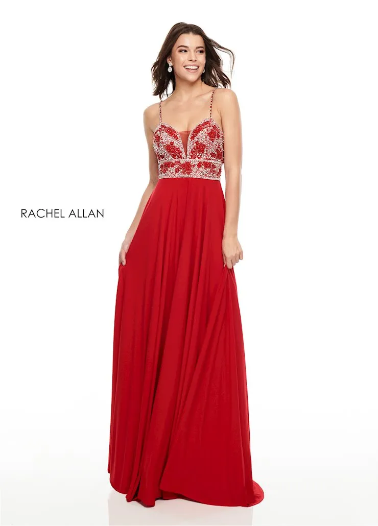 7157 Prom Dress Red