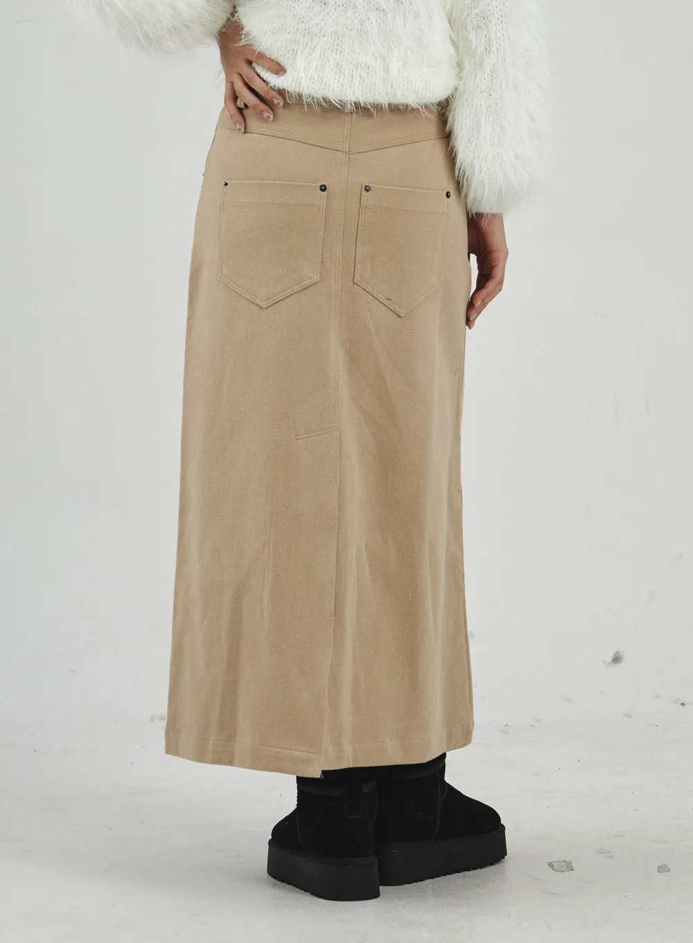 A-Line Maxi Skirt CD02