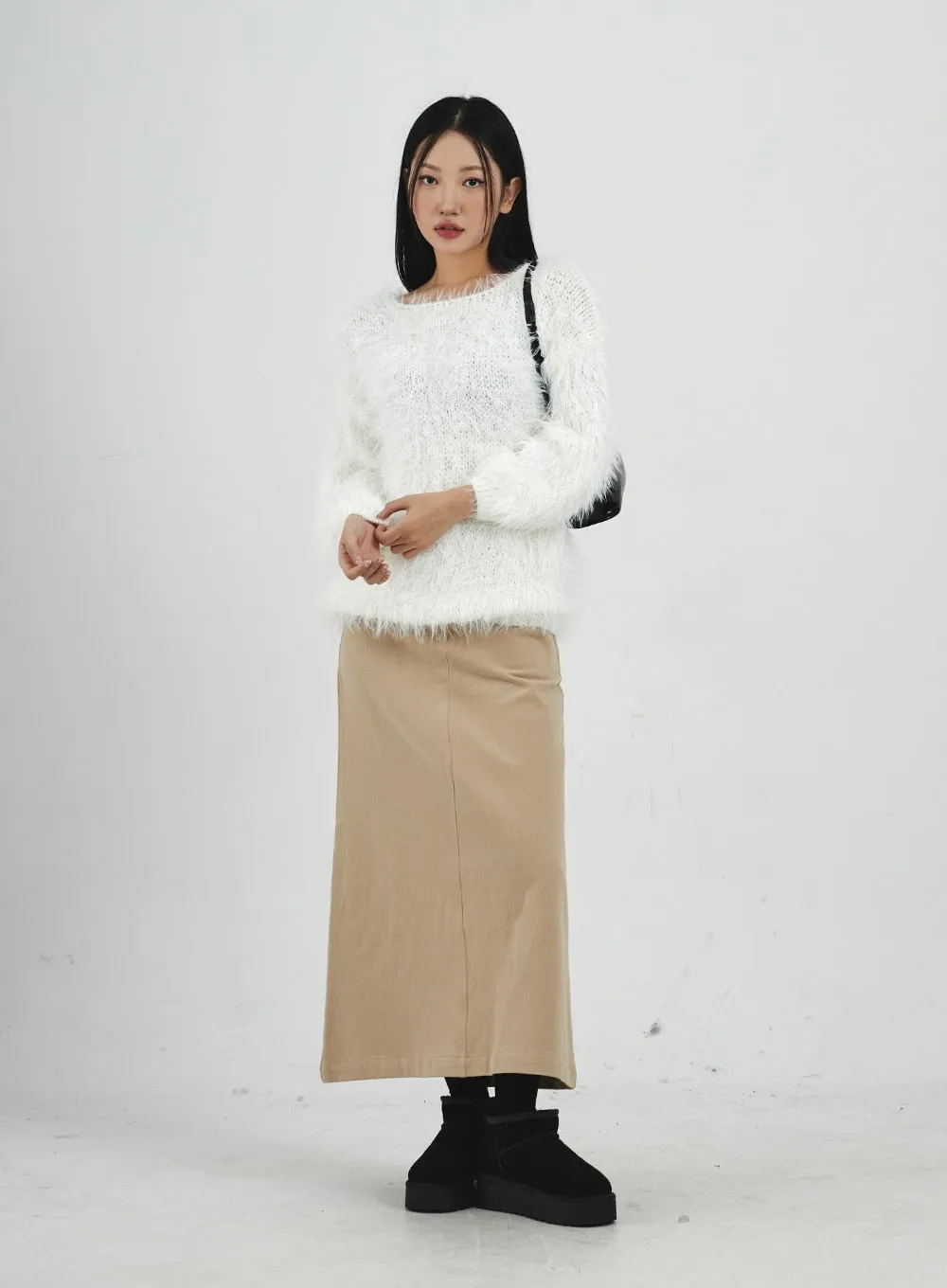 A-Line Maxi Skirt CD02