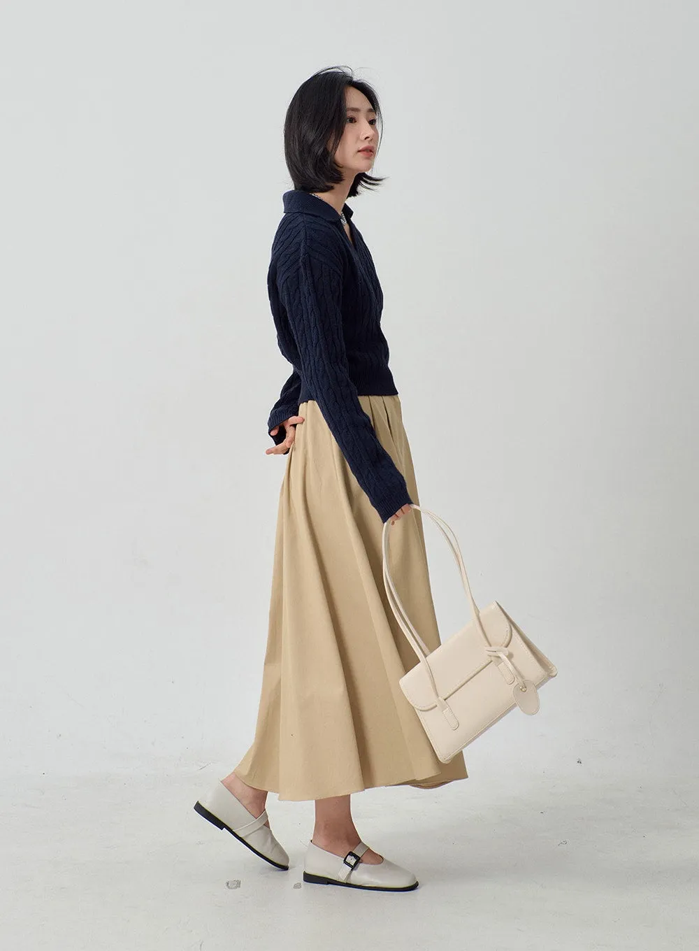 A-Line Maxi Skirt OF301