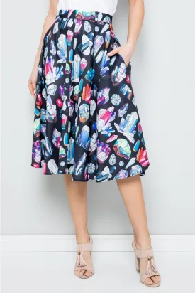 A-Line Swirl Skirt