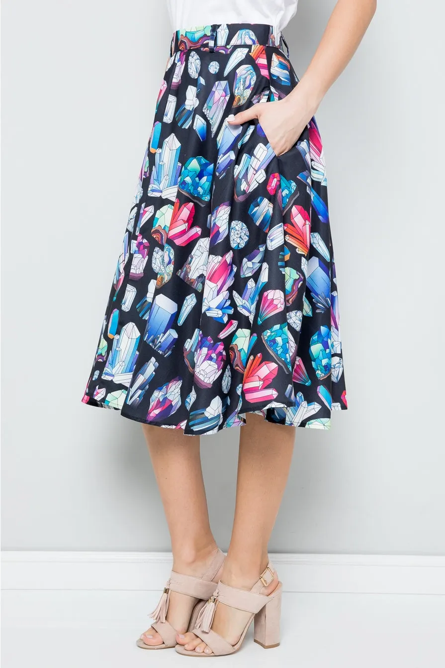 A-Line Swirl Skirt