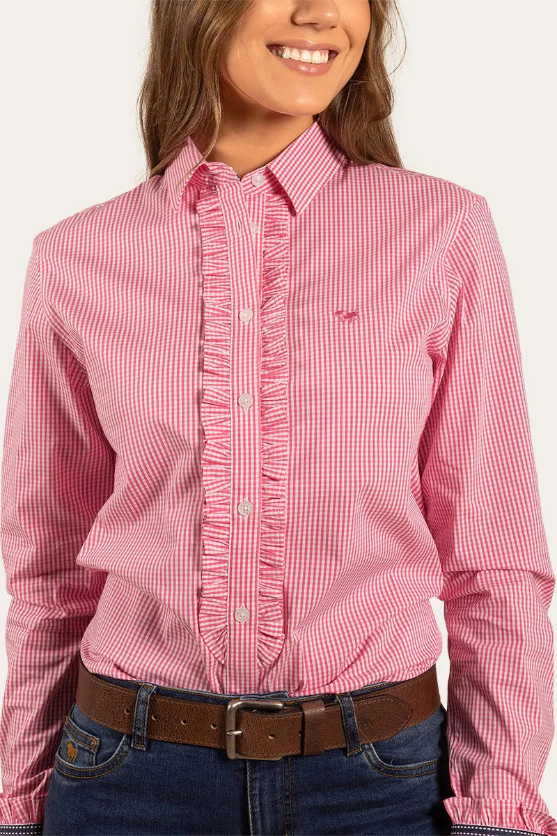 Ainsley Womens Dress Shirt - Peach