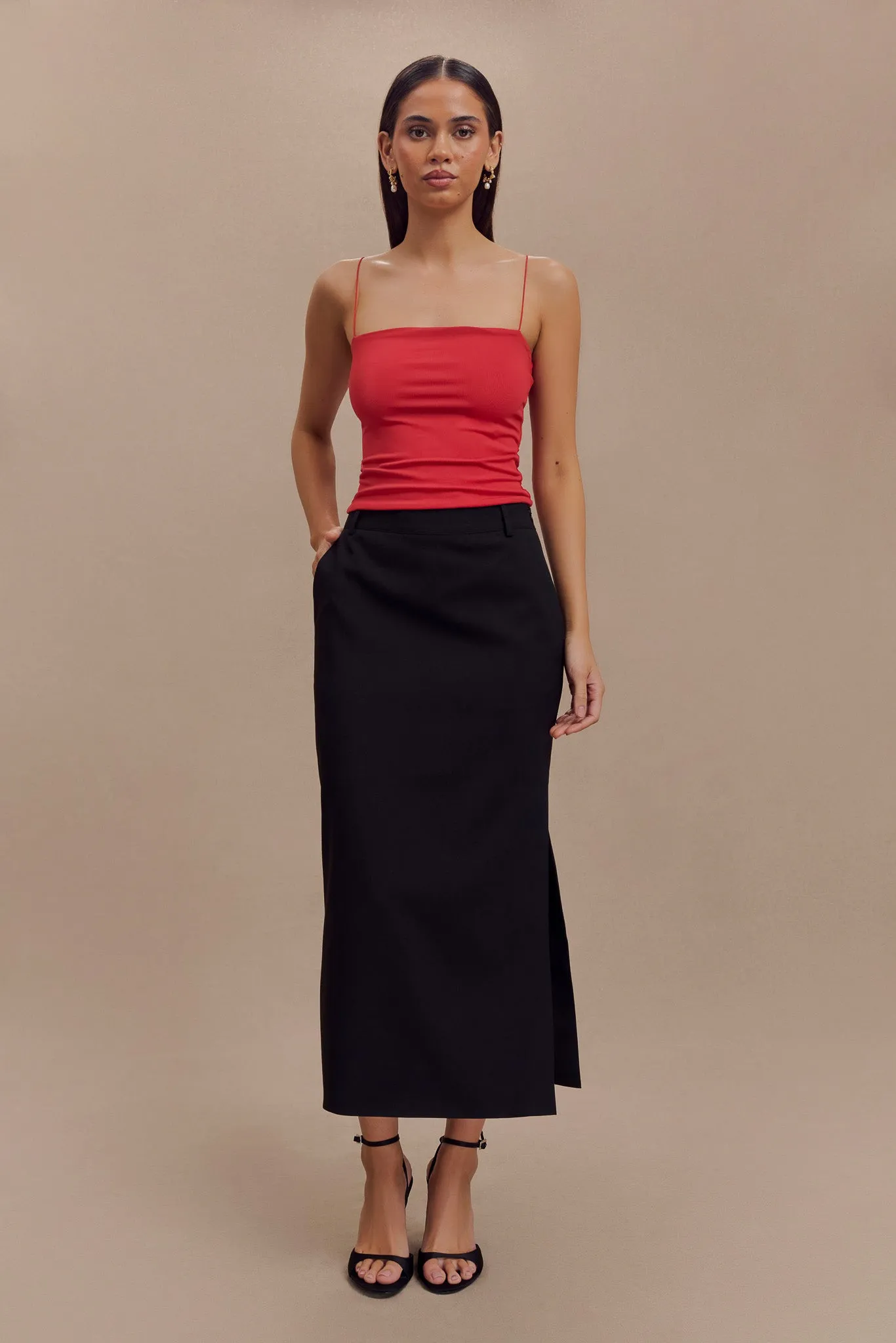 Ambrose Maxi Skirt - Black