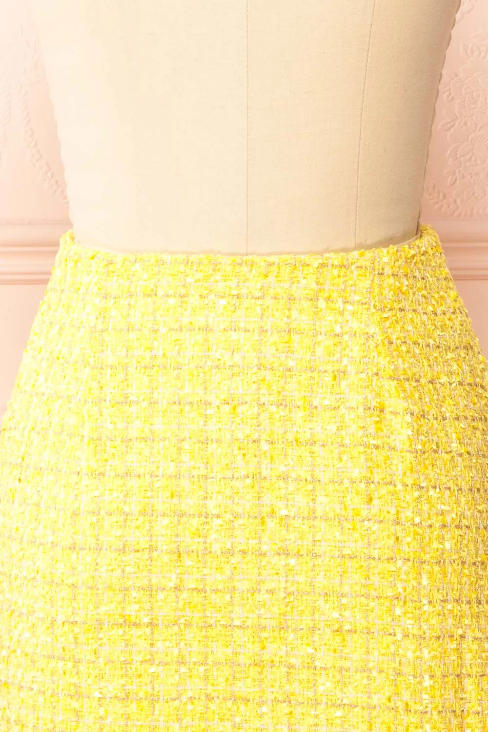 Aphros | Short A-Line Tweed Skirt