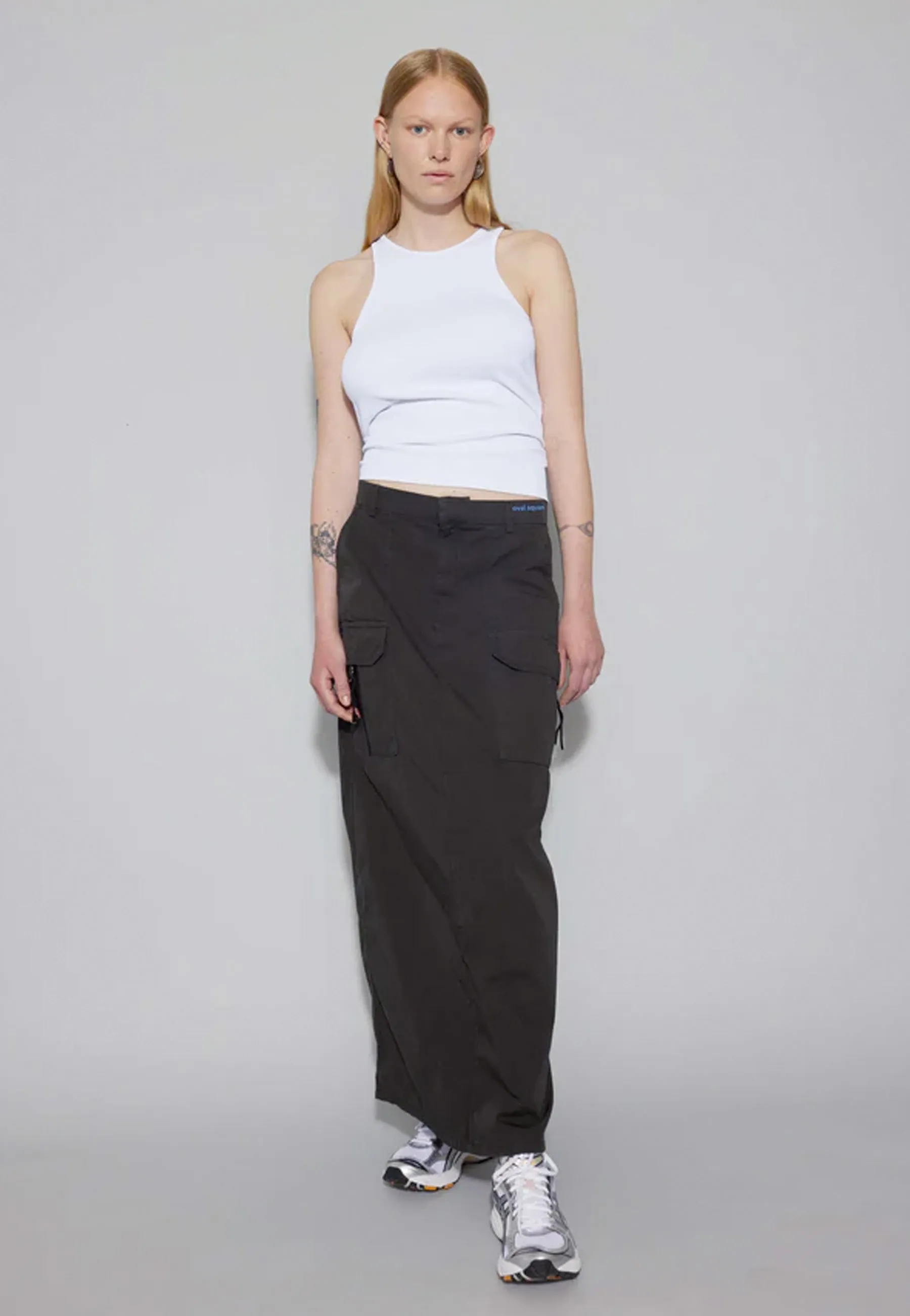 Arrow Maxi Skirt - Black