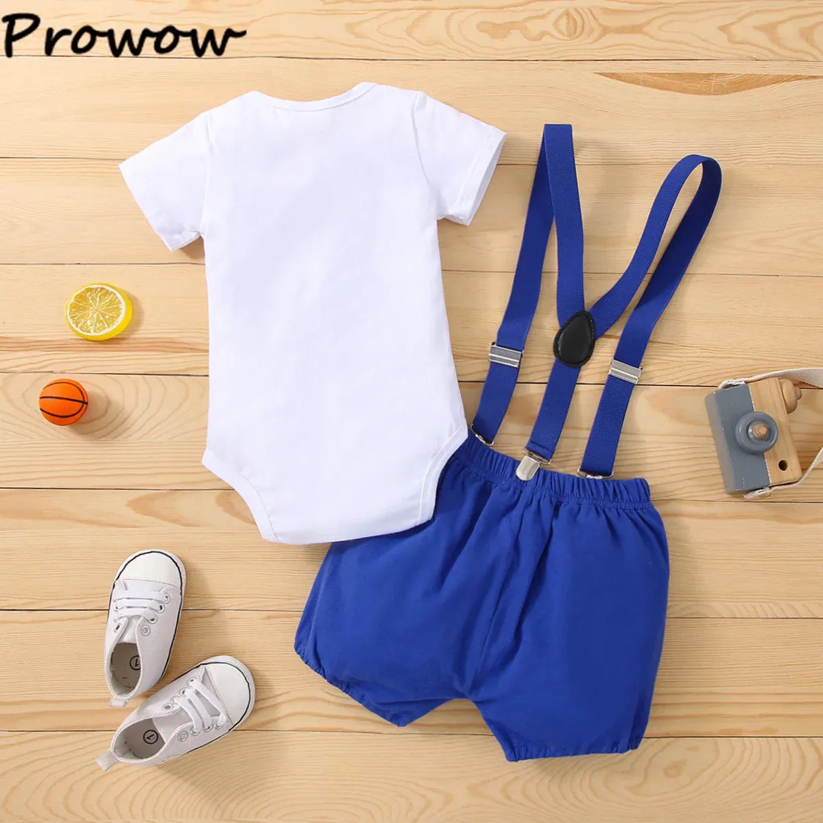 Baby Boy Birthday 1 Short Suspender Outfit Sets