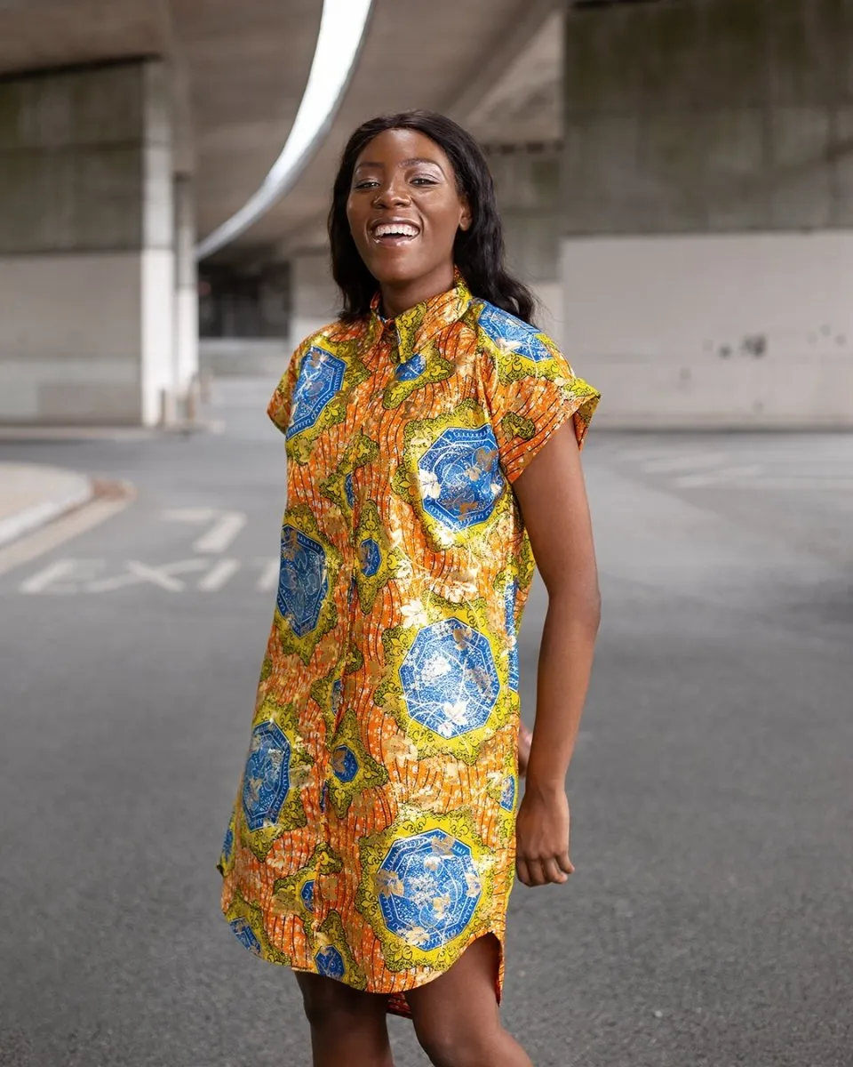 Beautiful Gold African Dress