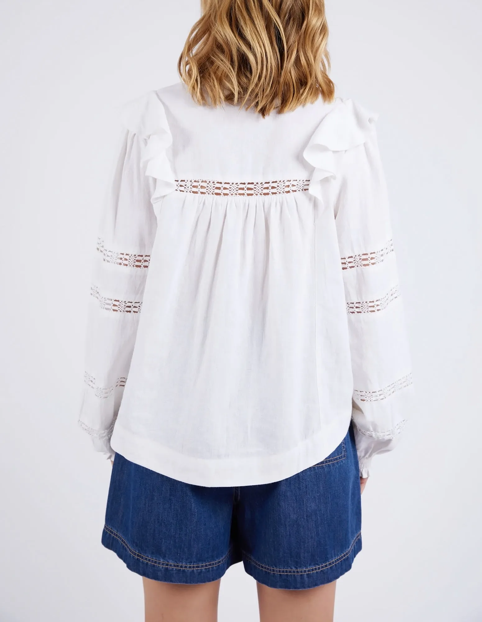 Bonnie Blouse Marshmallow