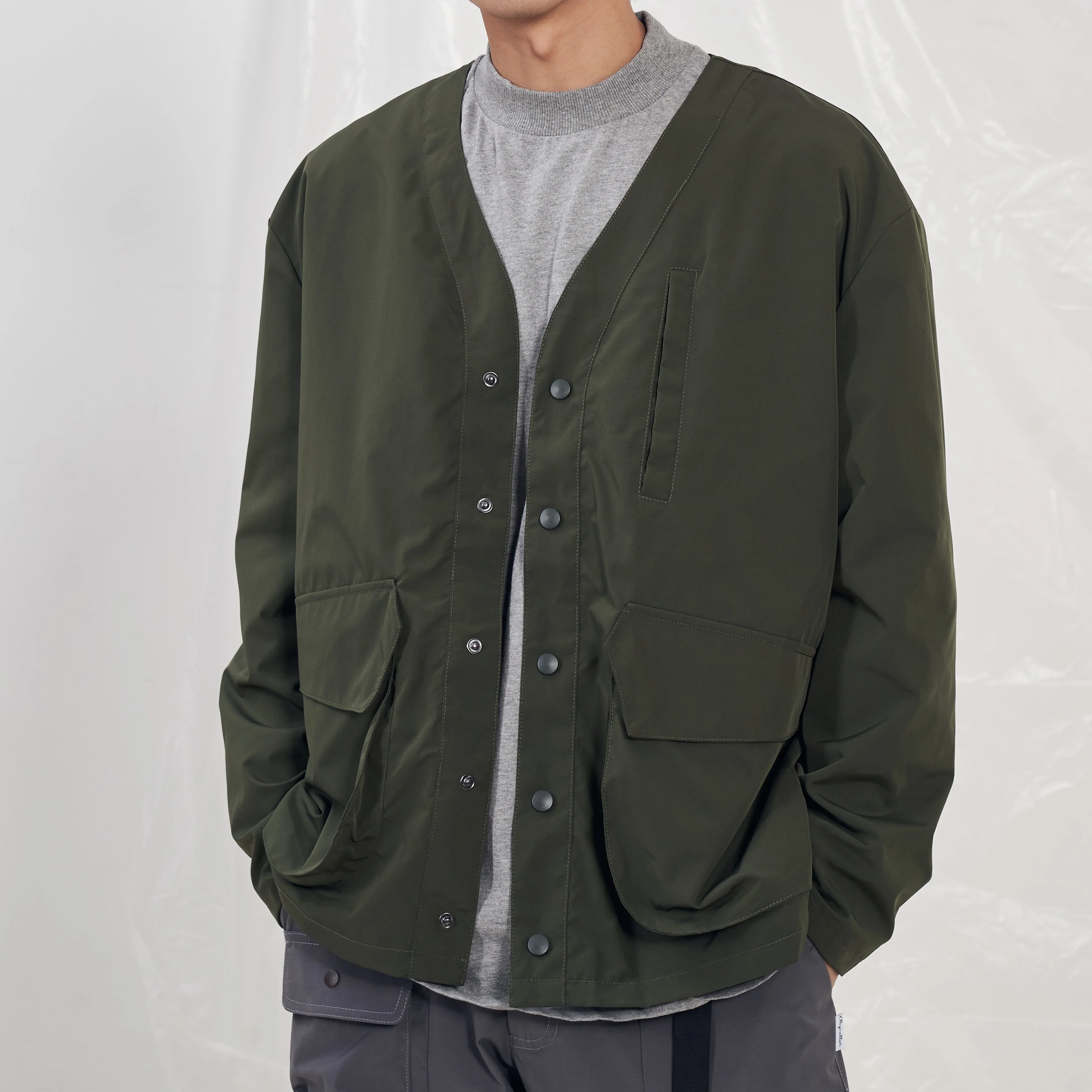 Boysnextdoor 3D Pocket Cardigan Green