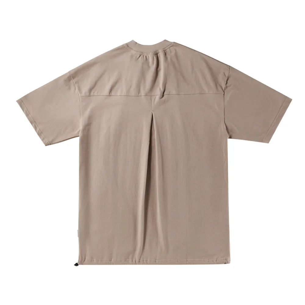 Boysnextdoor Side Zipped Heavy Tee Beige