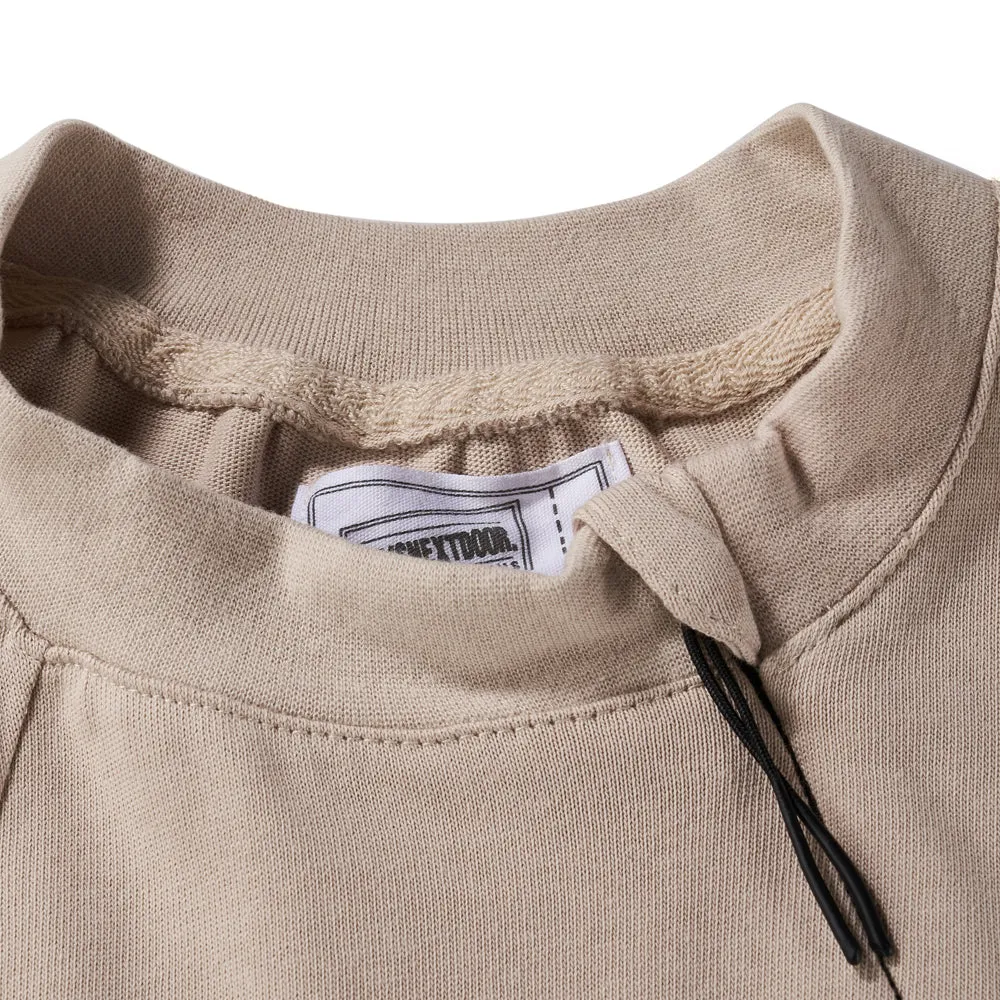 Boysnextdoor Side Zipped Heavy Tee Beige