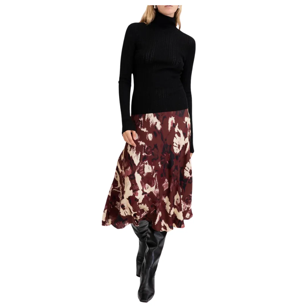 Burgundy Beth Skirt