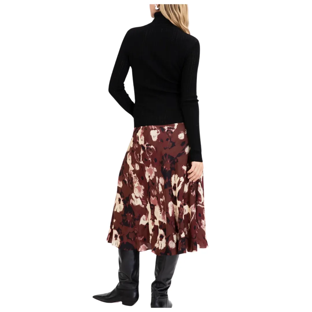 Burgundy Beth Skirt