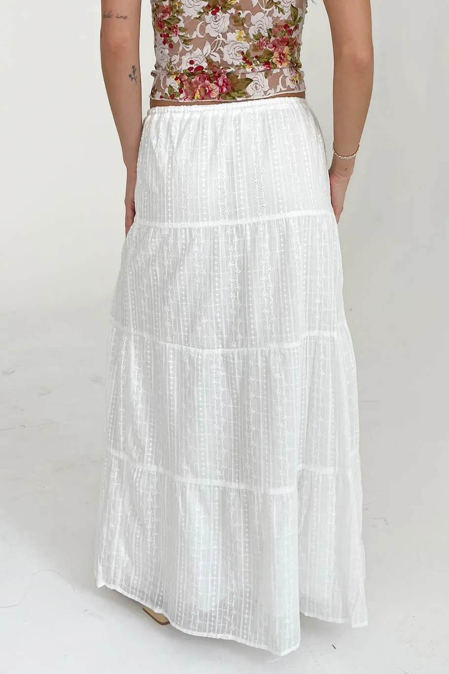 Camila Skirt in White