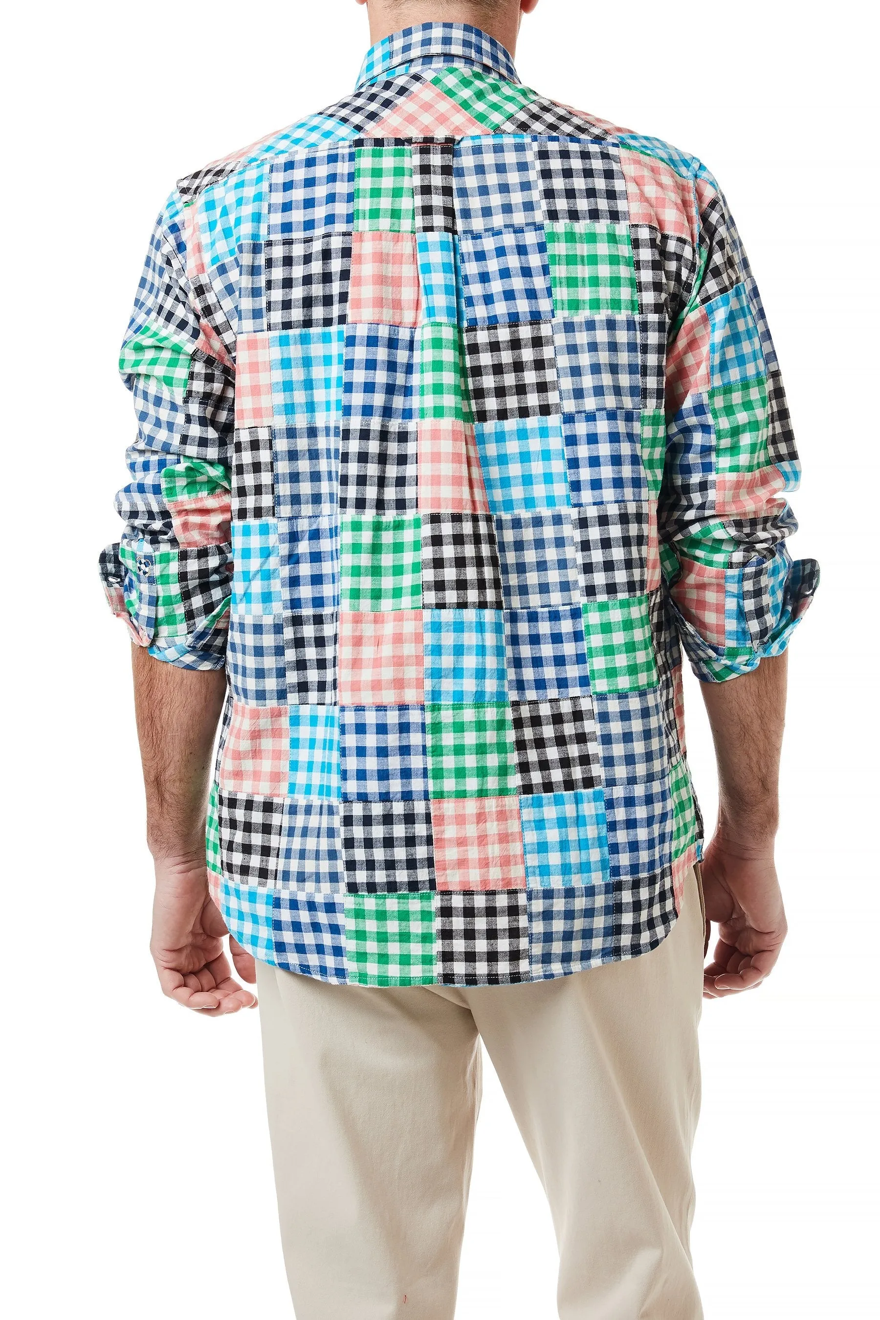 Chase Shirt Gingham Patchwork