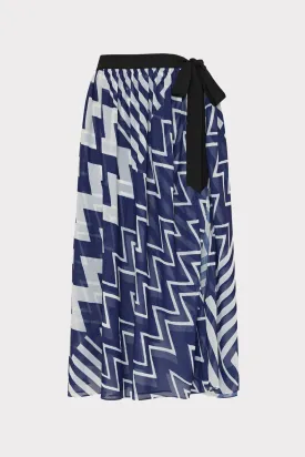 Convertible Patchwork Chevron Skirt