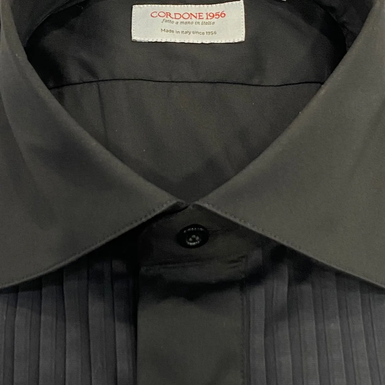 Cordone Black Dinner Shirt