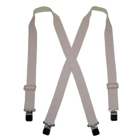 CTM® Men's Elastic Clip-End Undergarment Suspenders