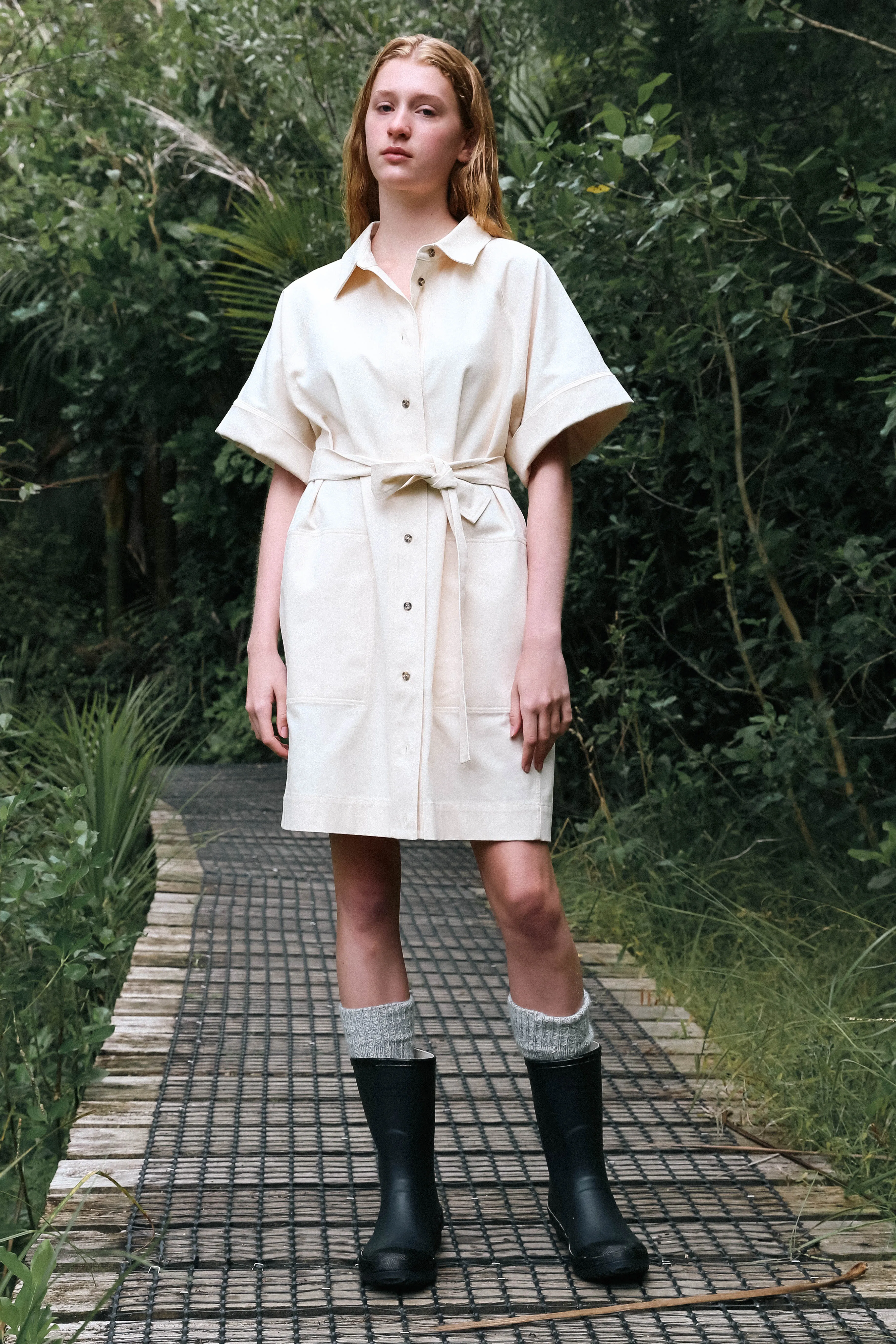 Denny Shirt Dress - Butter