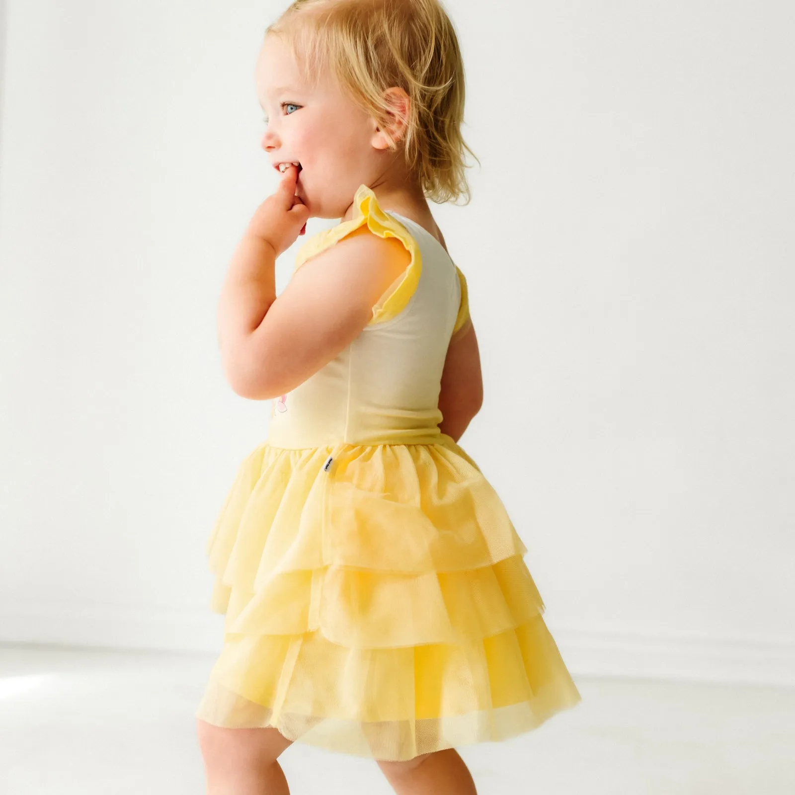 Disney Belle Flutter Tiered Tutu Dress with Bloomer