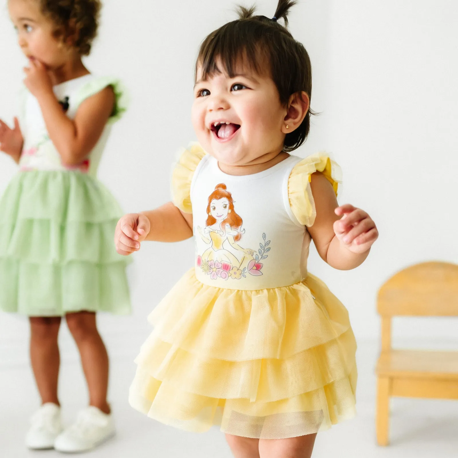 Disney Belle Flutter Tiered Tutu Dress with Bloomer