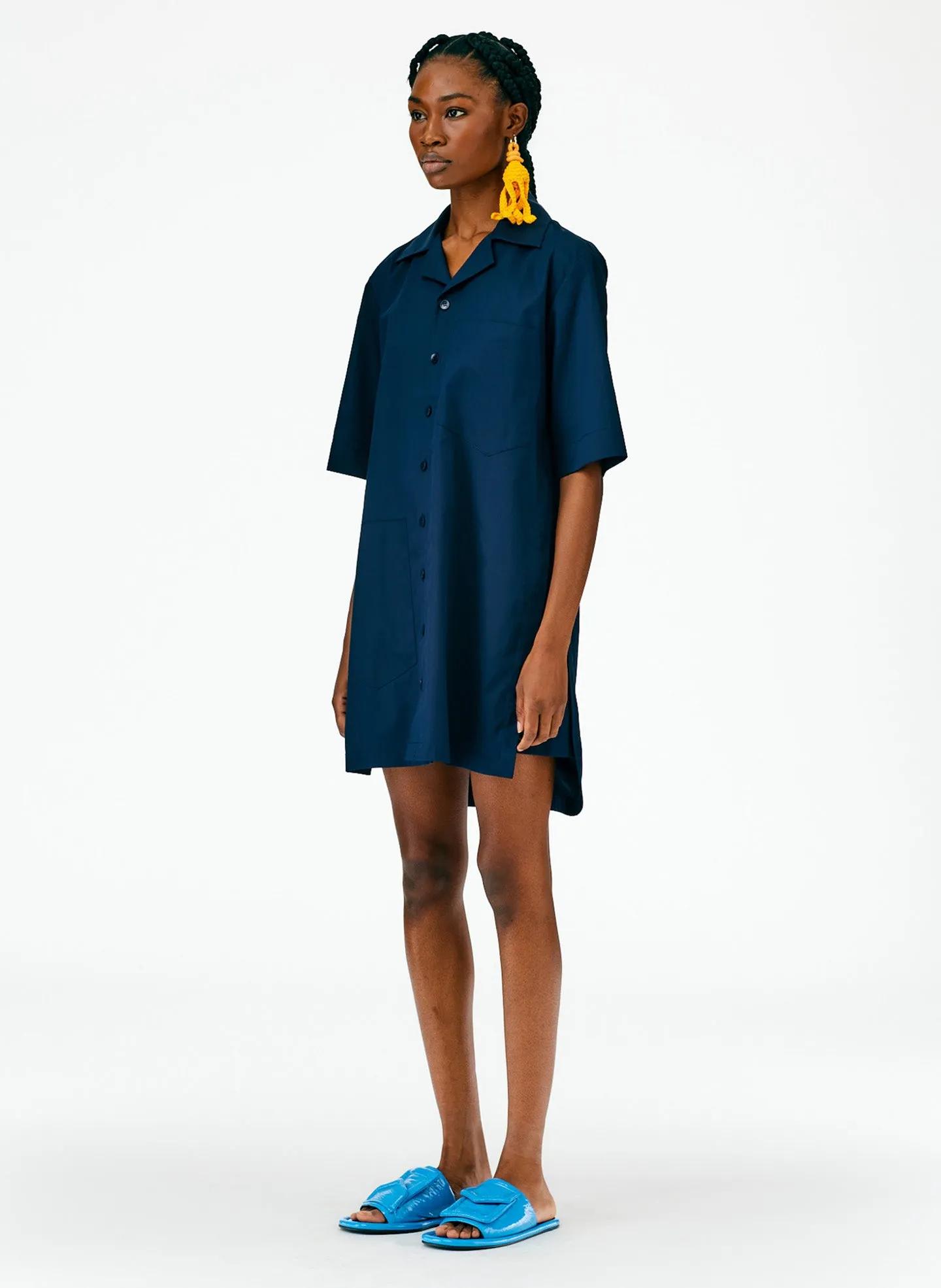 Eco Poplin Camp Dress