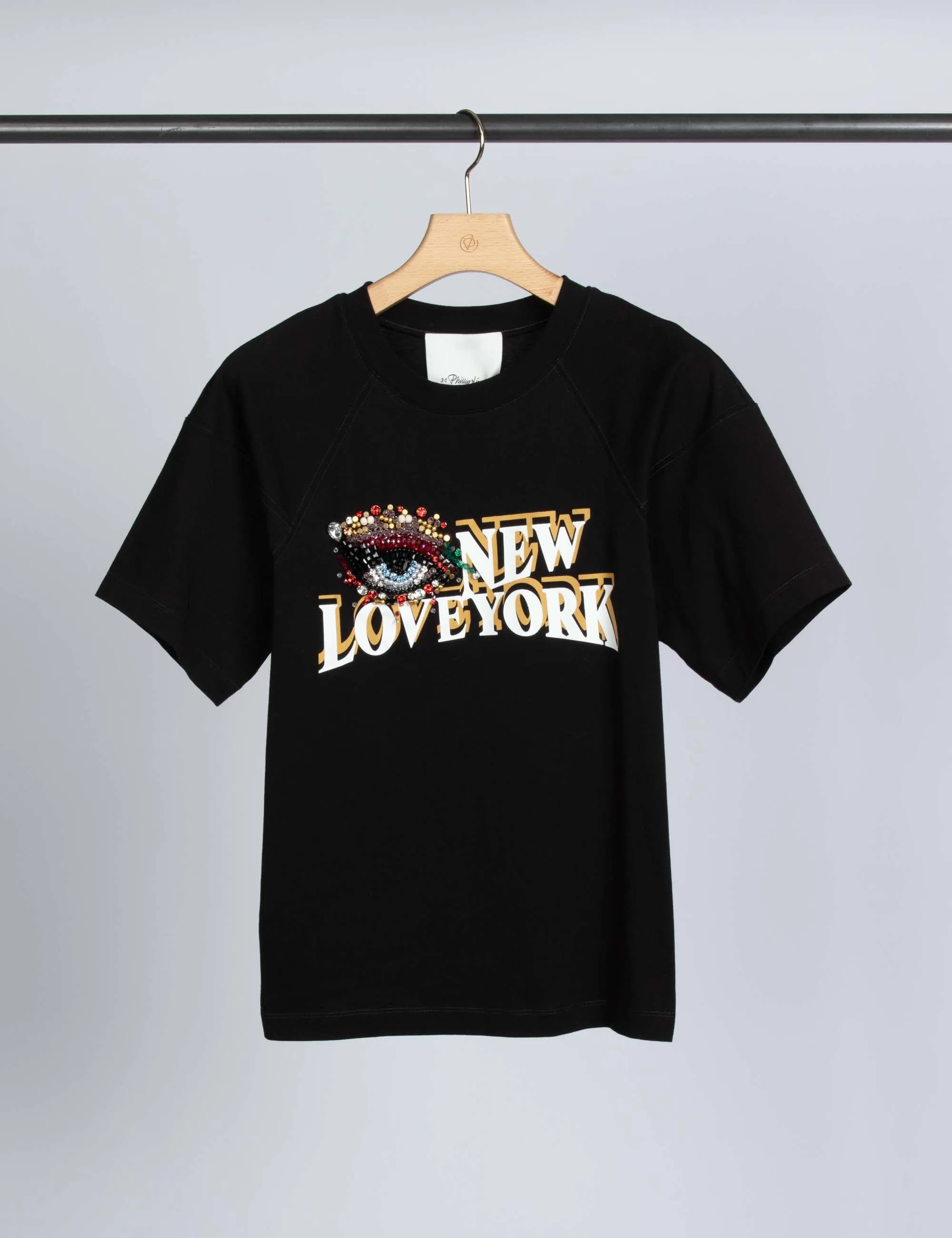 Eye Love NY Embellished Oversized Tee