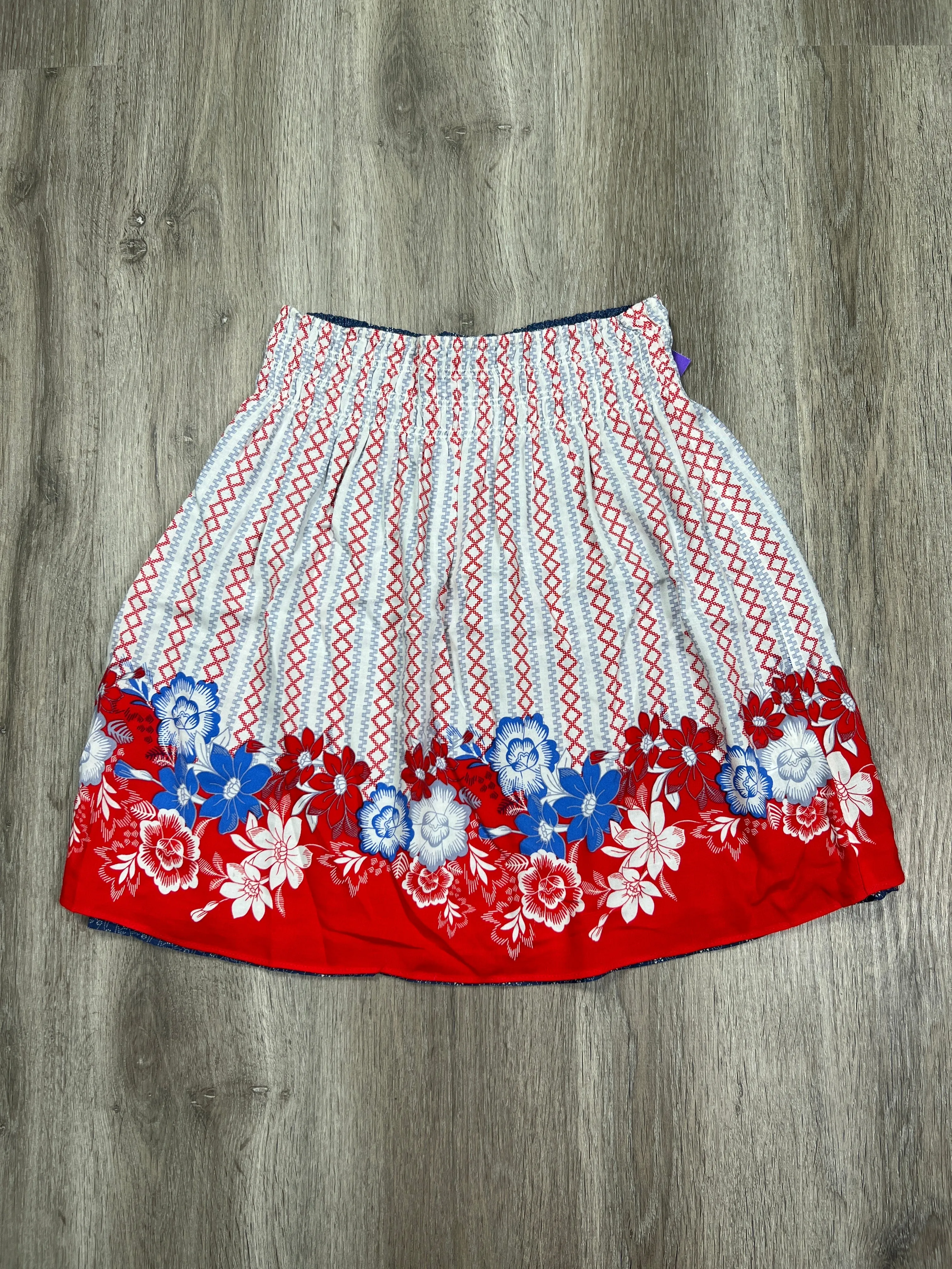 Floral Print Skirt Mini & Short Cabi, Size Xs