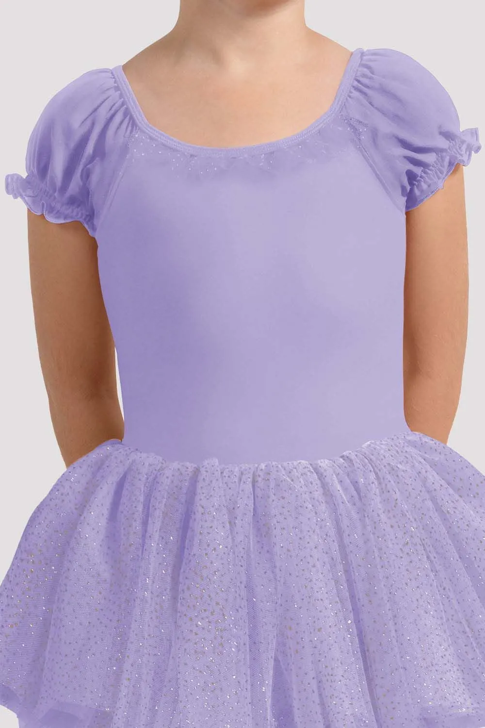 Girls Mirella Miami Cap Sleeve Tutu Dress