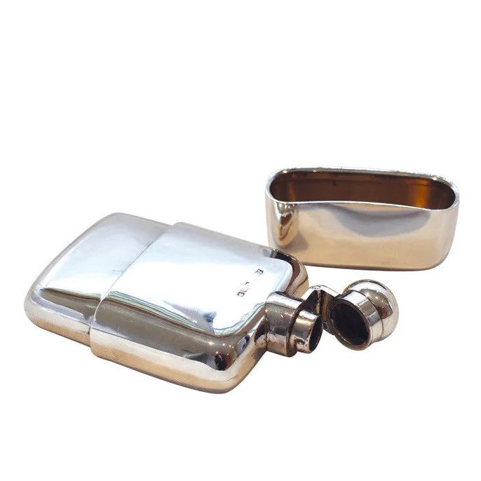 Hallmarked Silver Hip Flask