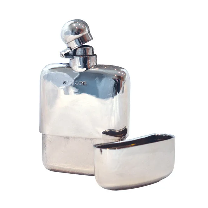 Hallmarked Silver Hip Flask