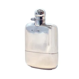 Hallmarked Silver Hip Flask