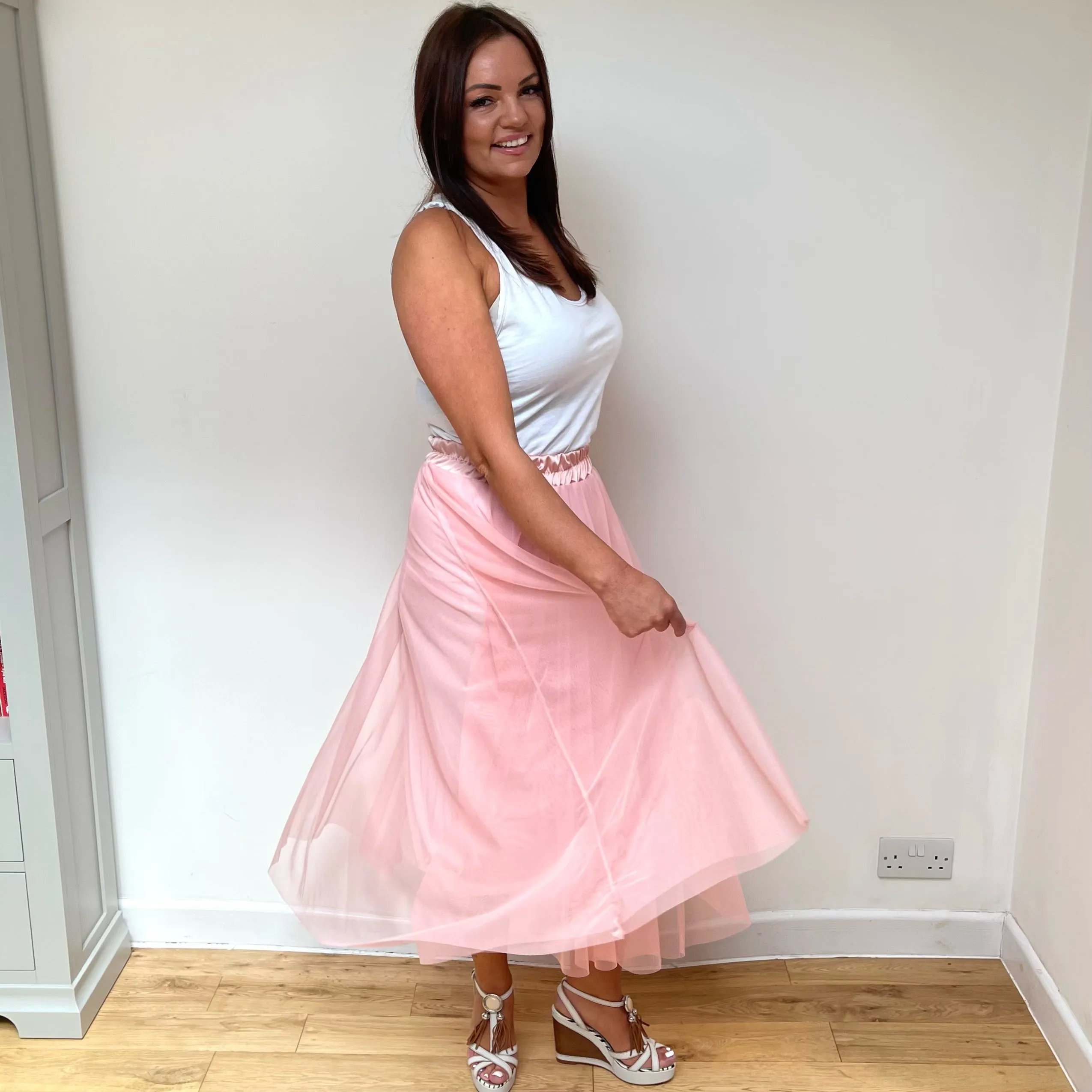 Isabel Tulle Skirt - Rose