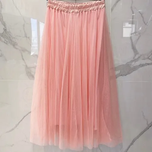 Isabel Tulle Skirt - Rose