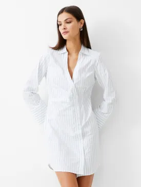 Isabelle Striped Poplin Dress