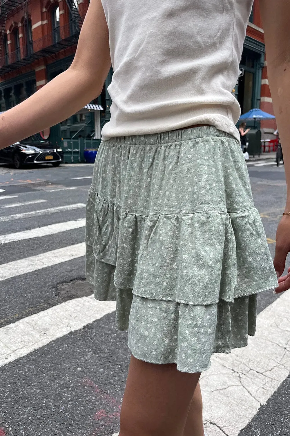 Izzy Floral Mini Skirt