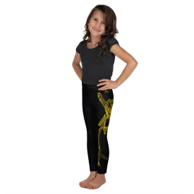 Kids CONTORTURE Leggings: Solid Gold