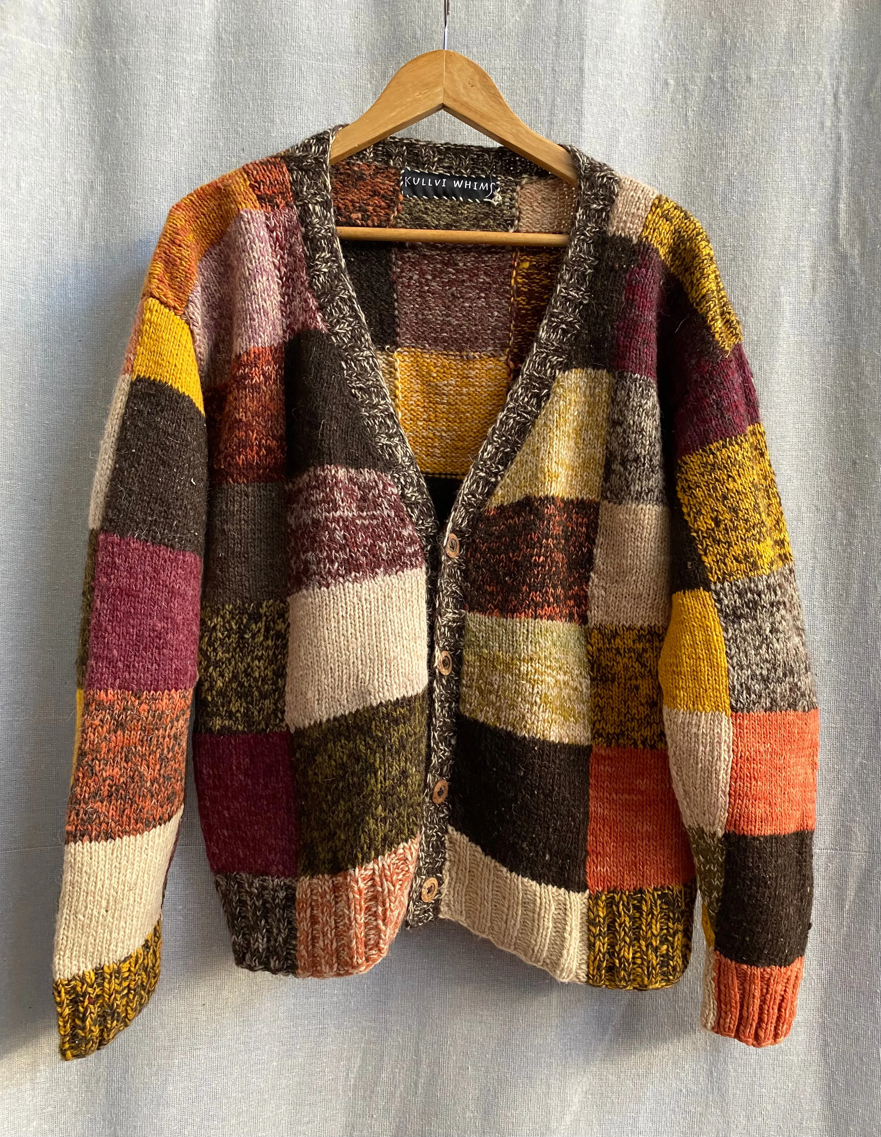 Kullvi Whims Multi Patchwork Cardigan L/XL