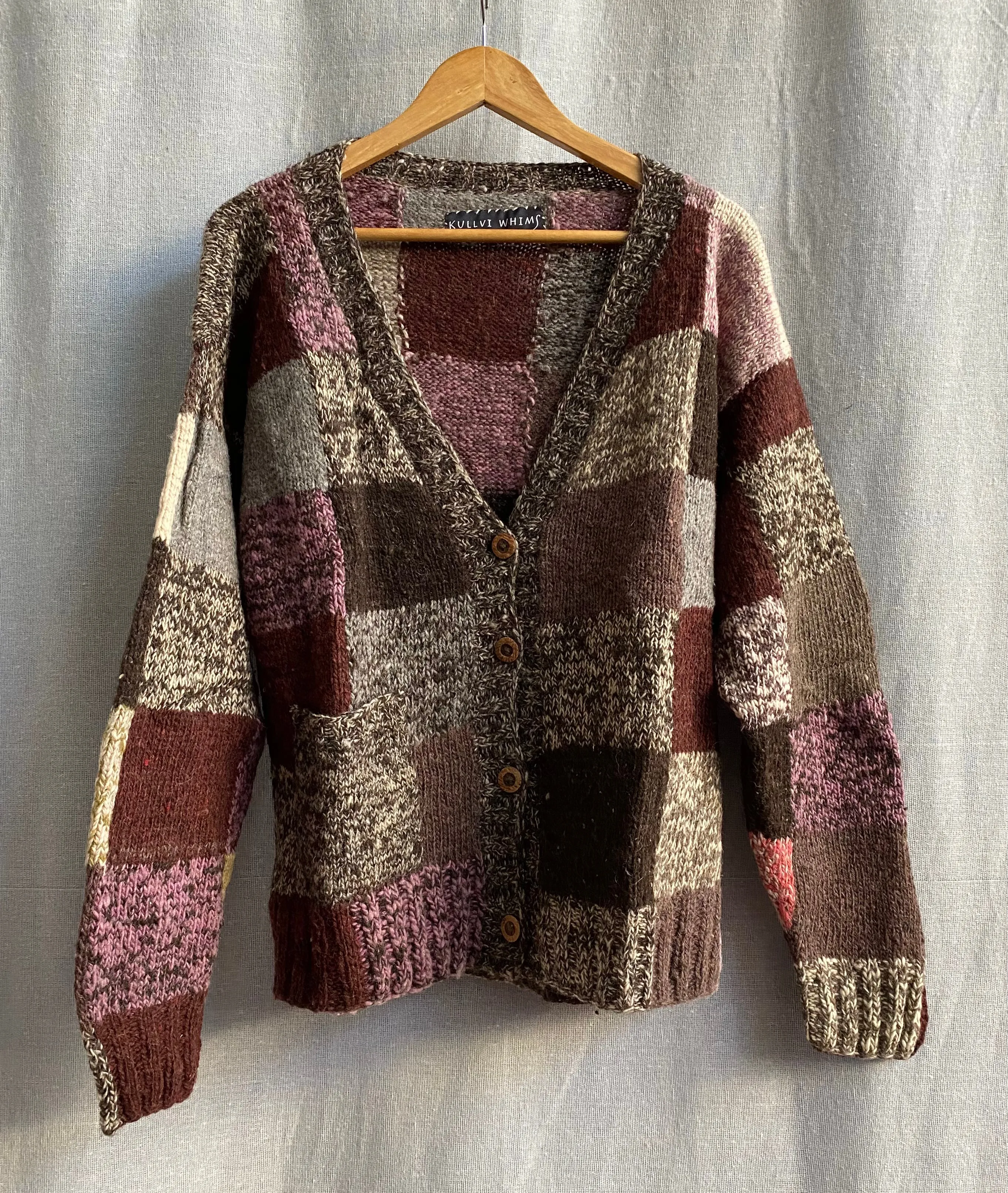 Kullvi Whims Multi Patchwork Cardigan L/XL