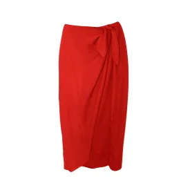 Lauper Rayon Wrap Skirt