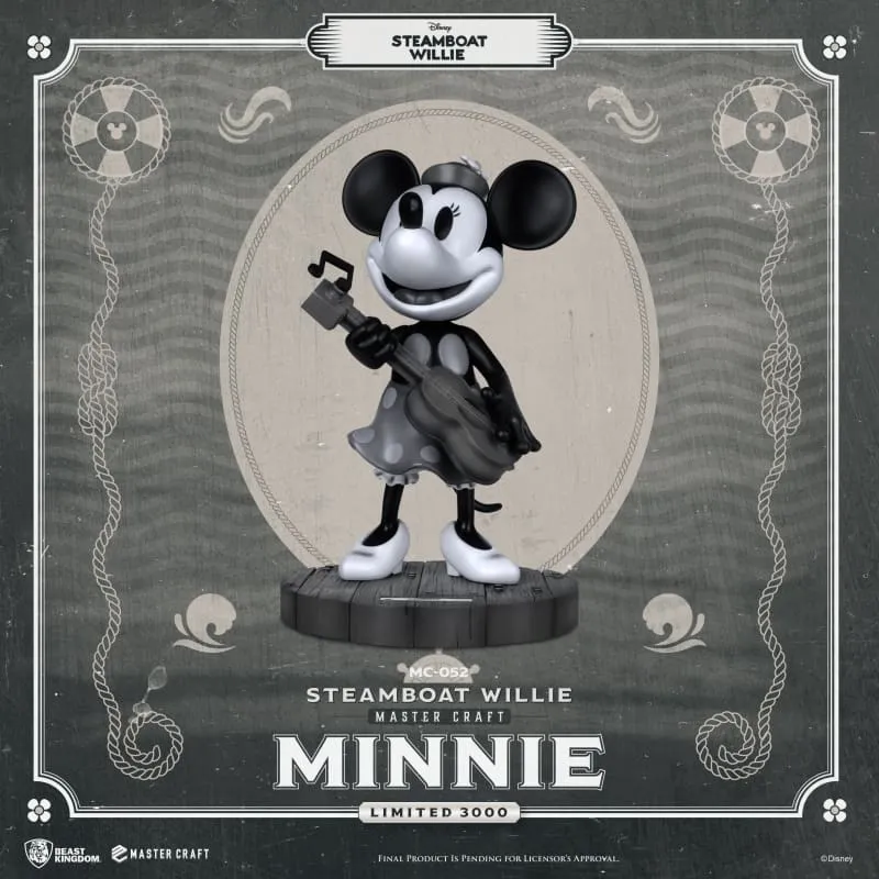 [LIMITED 3,000 PIECES] Beast Kingdom MC-052 Disney Steamboat Willie: Minnie Master Craft Figure Statue