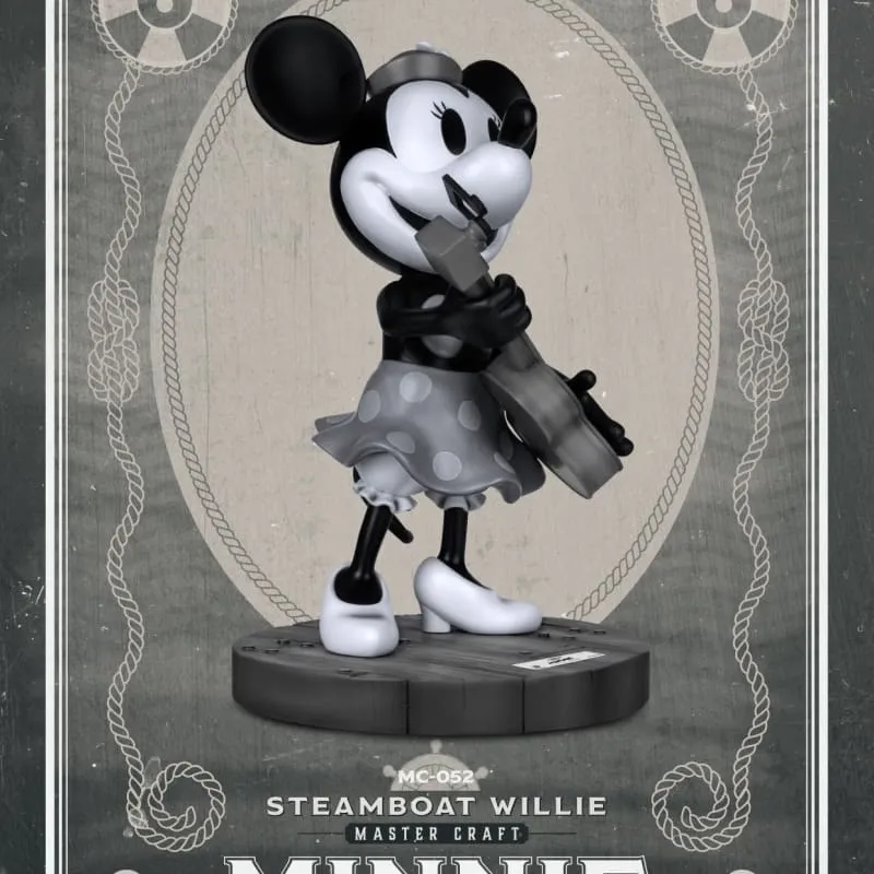 [LIMITED 3,000 PIECES] Beast Kingdom MC-052 Disney Steamboat Willie: Minnie Master Craft Figure Statue