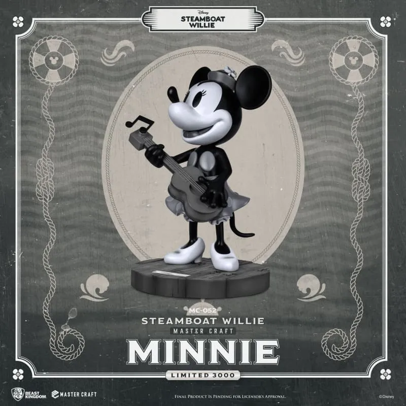 [LIMITED 3,000 PIECES] Beast Kingdom MC-052 Disney Steamboat Willie: Minnie Master Craft Figure Statue