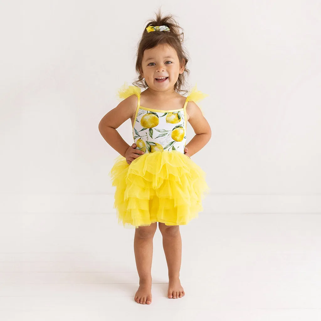 Limoncello Tulle Smocked Dress