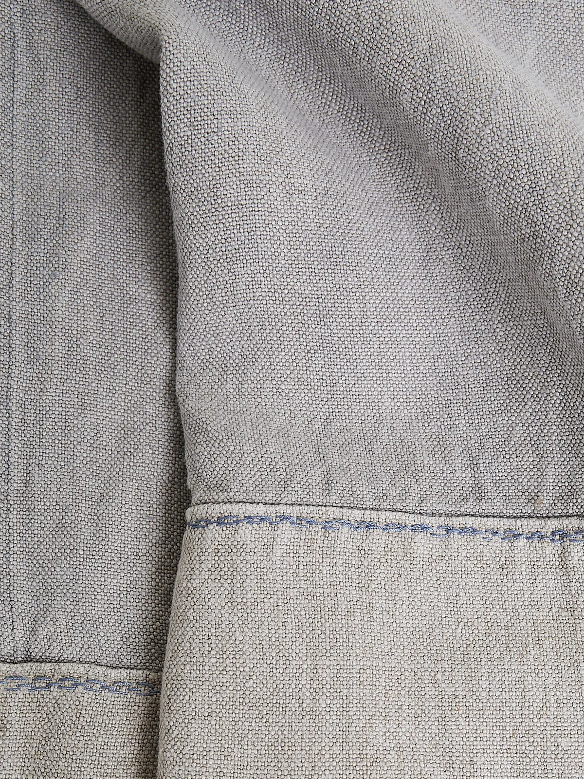 Linen Throw in Grey