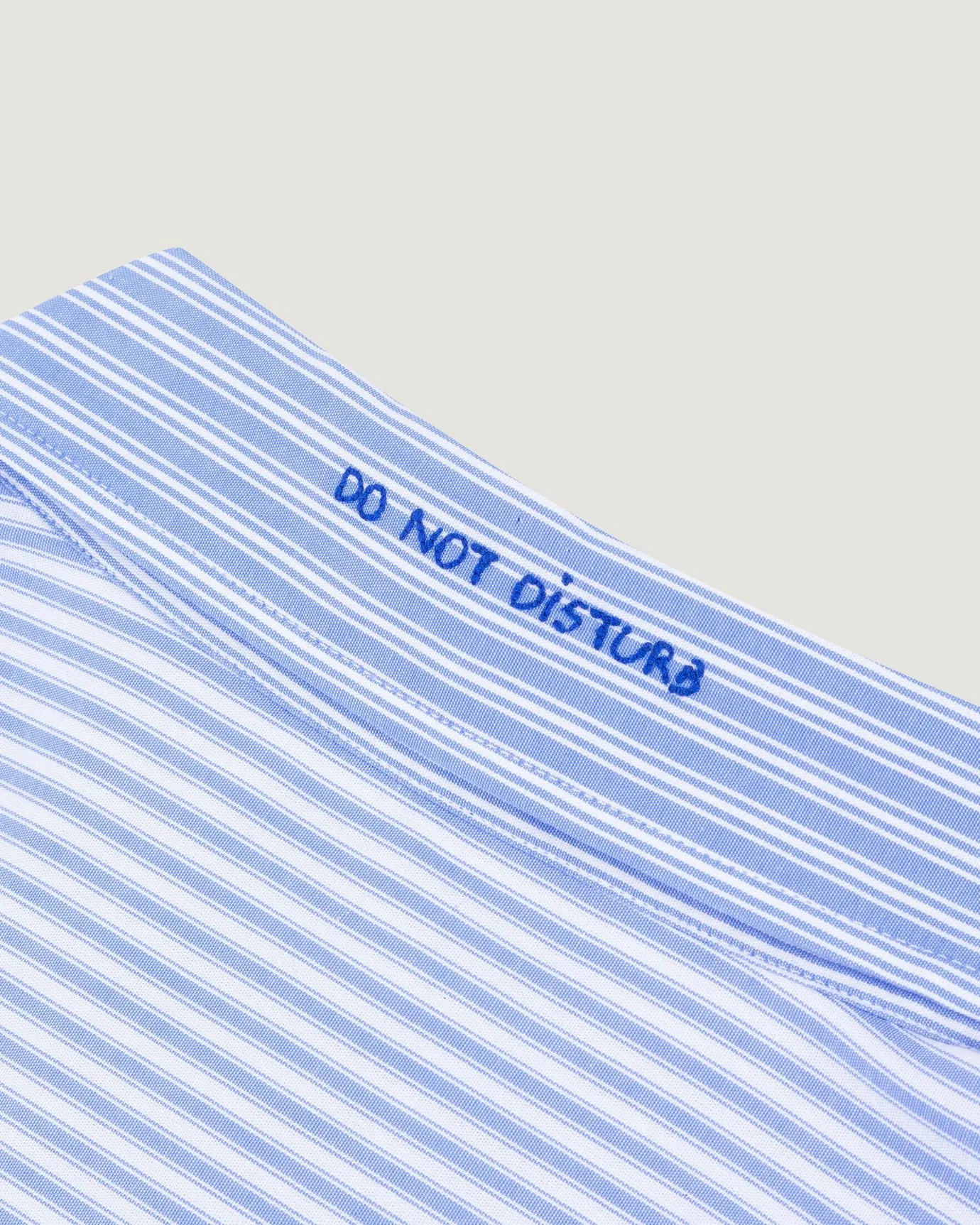 Loutil Poplin Shirt "do not disturb"