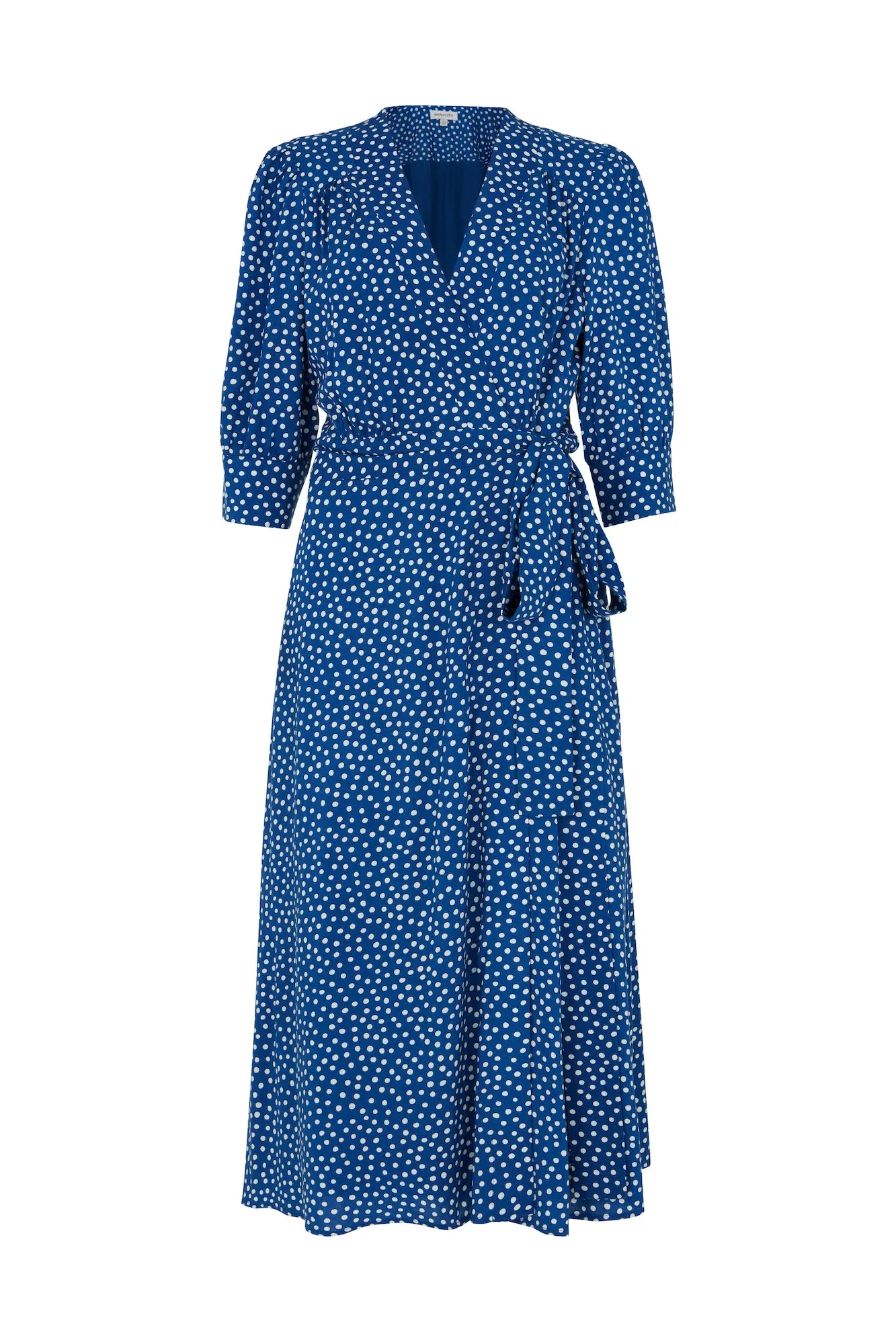 Marianna Blue Scattered Spot Dress