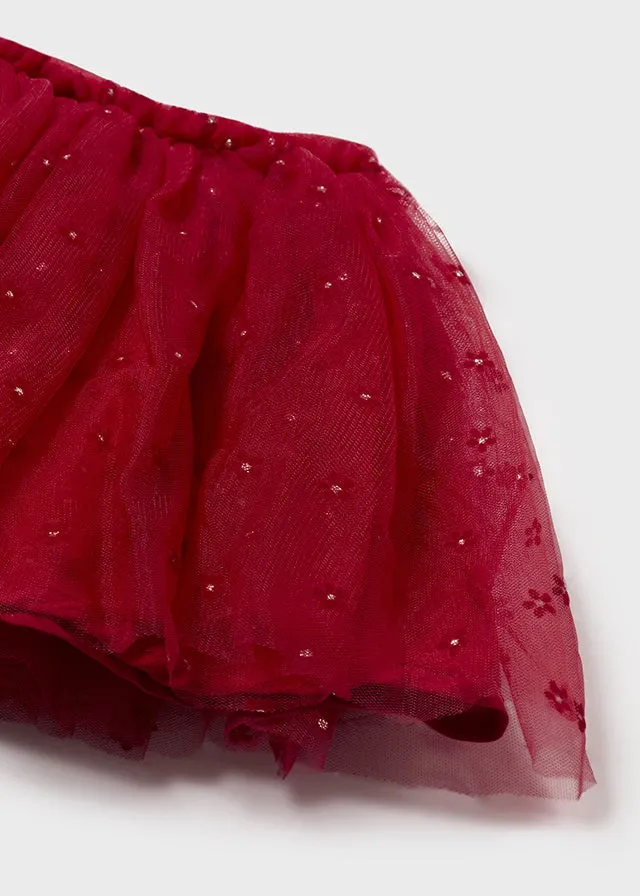 Mayoral 2901 071 - Cherry Tulle Skirt